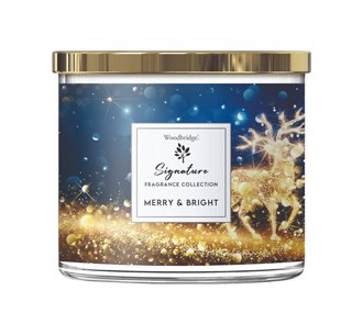 Wax Lyrical Candela Merry & Bright - Profumo Di Frutti Di Bosco, Fino A 42 Ore